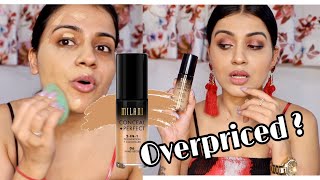 MILANI 2 in 1 FOUNDATION REVIEW  Milani Foundation on Indian Skin ToneMilani Foundation Sand Beige [upl. by Eirallih]