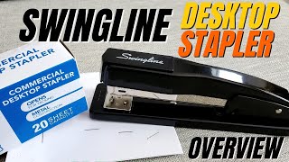 Swingline Commercial Desktop Stapler Overview [upl. by Dygal]