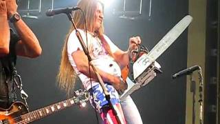 Front row Jackyl The Lumberjack Song live in concert in California Enjoy NAMM [upl. by Aubert]