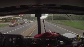 Engine Co 208 Ride Along  Structure Fire [upl. by Aiderfla]