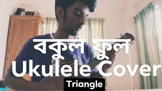 Bokul Ful  বকুল ফুল  Ukulele cover  Dotara Style  Triangle [upl. by Ahsilahs]