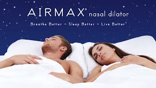 How to use the AIRMAX® Nasal Dilator [upl. by Laurinda]