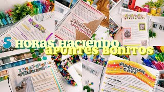 5 HORAS de APUNTES BONITOS 🌟 inspiración  nuevas ideas 💡 [upl. by Kelci]