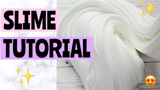 HOW TO MAKE SLIME Simple amp Easy Slime Recipe  2 Minute Easy Slime Tutorial Glue and Borax Slime [upl. by Mic]