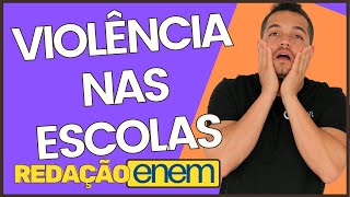 REDAÃ‡ÃƒO PRONTA SOBRE VIOLÃŠNCIA NAS ESCOLAS  REDAÃ‡ÃƒO ENEM  PROFINHO da REDAÃ‡ÃƒO [upl. by Atekihc]