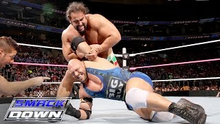 Ryback vs Rusev SmackDown Oct 8 2015 [upl. by Hendrix]