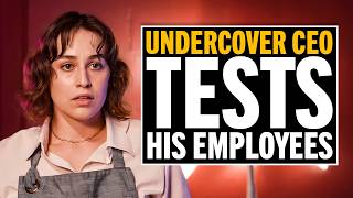 Undercover CEO Tests His Employees By Acting Rude [upl. by Ceporah]