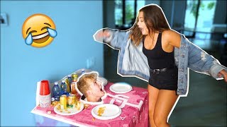 HEAD IN TABLE SCARE PRANK FREAKOUTS [upl. by Eudora215]