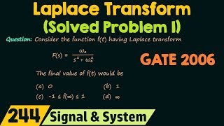 Laplace Transform Solved Problem 1 [upl. by Schwarz]