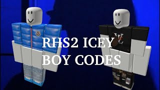 RHS2 BOY ICEY CODES🥶 SHIRTPANTS [upl. by Chesna]