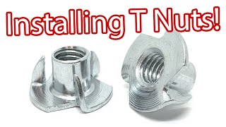 How to Install and Fasten Tee TNuts [upl. by Artima]