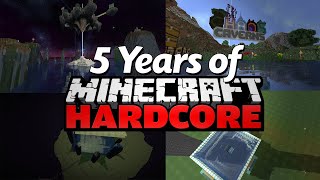 My 5 Years of Minecraft Hardcore Montage [upl. by Hulbig]