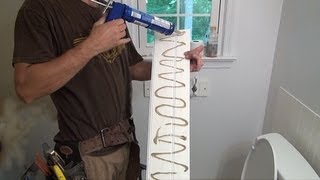 How to PVC Wainscotting Installation [upl. by Yelnahs]