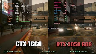 GTX 1660 vs RTX 3050 6gb [upl. by Bogey]