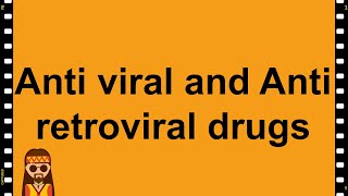 Pharmacology Antiviral and Anti retroviral drugs MADE EASY [upl. by Nyssa]