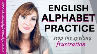 How to Say English Letters American English Alphabet Pronunciation [upl. by Michaeu445]