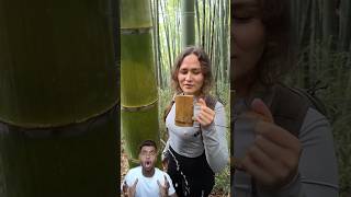 The GIRLs skills are AMAZING🔪🎋camping survival bushcraft outdoors lifehack [upl. by Byram]