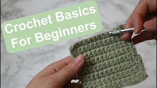 How to Crochet  Crochet Basics For Beginners [upl. by Sihtam794]