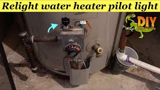 How to light water heater PILOT light  AO Smith Promax [upl. by Hak]