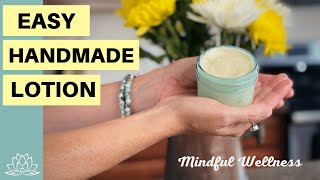 BEST Moisturizer DIY Lotion Recipe Natural Ingredients  Natural Minimalist  Mindful Wellness [upl. by Agathy]