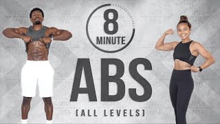 8 Minute Abs For All Fitness Levels [upl. by Ecyned272]