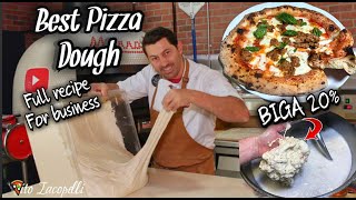 How To Make Best PIZZA DOUGH for Your Business Full RecipeBIGA [upl. by Ytsud]