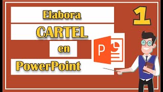 ¿Cómo hacer un CARTEL en PowerPoint [upl. by Adnaluy600]