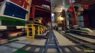 Travel 7 Laps around massive LEGO Garden Train Set [upl. by Soloma829]