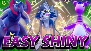 10 EASY SHINY POKEMON in 1 Location in Pokemon Scarlet and Violet [upl. by Shiekh]