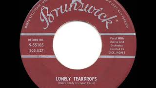 1959 HITS ARCHIVE Lonely Teardrops  Jackie Wilson [upl. by Garcia]