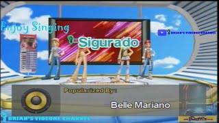 Sigurado  Belle Mariano Karaoke [upl. by Gregoire]