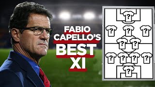 Fabio Capellos Best XI Football Players [upl. by Arolf247]