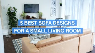 5 Best Sofa Designs For A Small Living Room  MF Home TV [upl. by Adnilema]