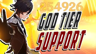 BEST SUPPORT IN THE GAME Zhongli Support amp Burst DPS Guide Best Builds EXPLAINED  Genshin Impact [upl. by Pearline]