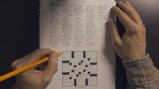 Crossword Puzzle Solving  ASMR [upl. by Hurff]