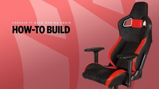 T1 RACE GAMING CHAIR  How To Build [upl. by Beniamino788]