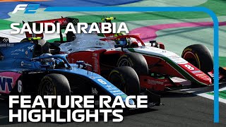 F2 Feature Race Highlights  2023 Saudi Arabian Grand Prix [upl. by Nawk]