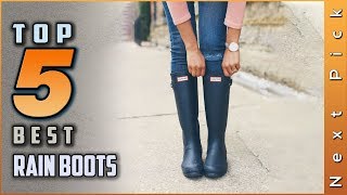 Top 5 Best Rain Boots Review in 2024 [upl. by Lionello]