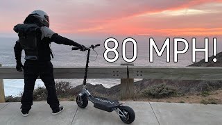 RION RE90 Electric Scooter Review  The Worlds Fastest Hyperscooter [upl. by Atinek194]