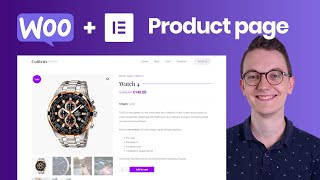 Woocommerce Product Page with Elementor Pro  How to build it yourself [upl. by Enelyad578]