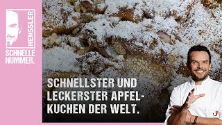 Schnellster und leckerster Apfelkuchen der Welt von Steffen Henssler [upl. by Darlleen]