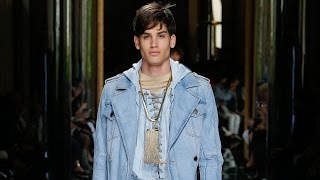 Balmain SpringSummer 2017 Menswear Show [upl. by Karina239]