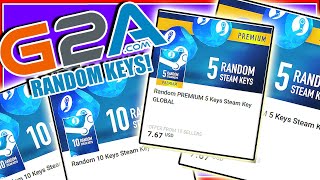 20 RANDOM KEYS AND 10 RANDOM PREMIUM G2A [upl. by Christalle]