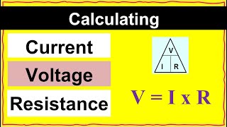 How to Calculate Current Voltage and Resistance  Ohms Law Practice Problems [upl. by Adler171]