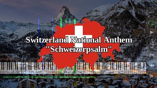 Switzerland National Anthem  Schweizerpsalm  Piano [upl. by Ellerahs]