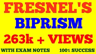 FRESNEL BIPRISM  INTERFERENCE  WAVE amp OPTICS  WITH EXAM NOTES [upl. by Eirollam157]