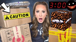 OPENING MYSTERY HALLOWEEN PACKAGES AT 3 AM 👻🤫 HOUR LONG SPECIAL [upl. by Marlowe]