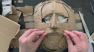 3D Cardboard face [upl. by Calley]