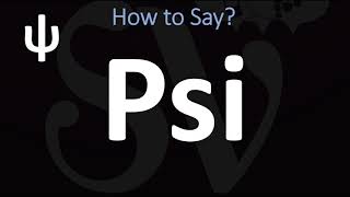 How to Pronounce Psi CORRECTLY  ψ Greek Alphabet Pronunciation [upl. by Hnilym]