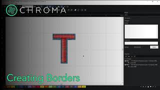 Creating Borders Inspire Plus Luxe  Chroma Digitizing Software [upl. by Aiekan]